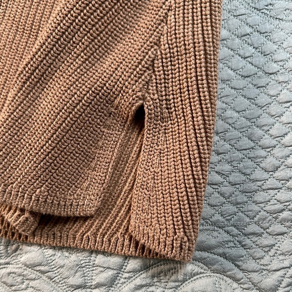 Max Studio Tan Ribbed Sweater - Picture 4 of 6